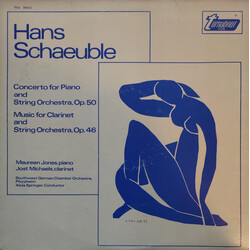 Hans Schaeuble Concerto For Piano And String Orchestra, Op. 50 / Music For Clarinet And String Orchestra, Op. 46 Vinyl LP USED