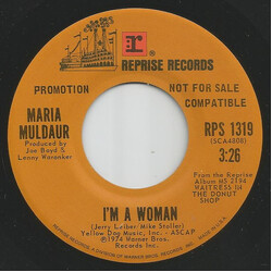 Maria Muldaur I'm A Woman USED VINYL 7INCH 45 RPM SINGLE PROMO STEREO MONO