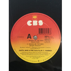 Earth, Wind & Fire / MC Hammer Wanna Be The Man USED VINYL 12INCH 33 S RPM