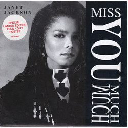 Janet Jackson Miss You Much VINYL 7" USED