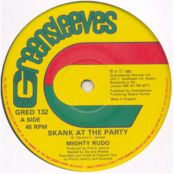 Mighty Rudo Skank At The Party USED VINYL 12INCH 45 RPM