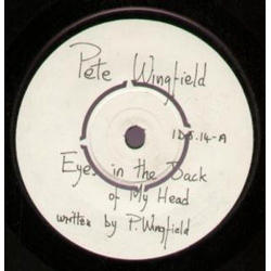 Pete Wingfield Eyes In The Back Of My Head Vinyl 7" USED