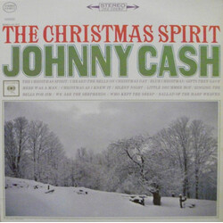 Johnny Cash The Christmas Spirit Vinyl LP USED