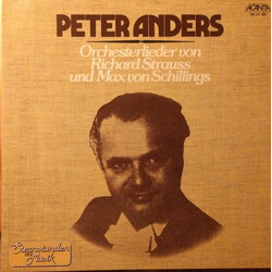 Peter Anders (2) / Richard Strauss / Max Von Schillings Orchesterlieder von Richard Strauss und Max von Schillings Vinyl LP USED