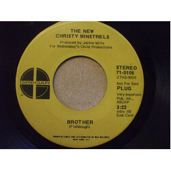 The New Christy Minstrels Brother USED VINYL 7INCH 45 RPM SINGLE PROMO STEREO