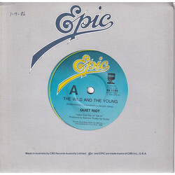 Quiet Riot The Wild And The Young USED VINYL 7INCH SINGLE 45 RPM