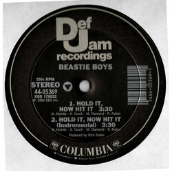 Beastie Boys Hold It, Now Hit It USED VINYL 12INCH 33 S RPM