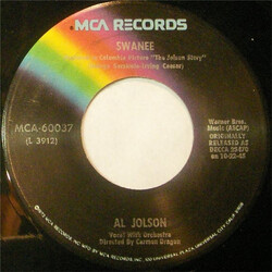 Al Jolson Swanee / April Showers USED VINYL 7INCH SINGLE REISSUE SINGLE