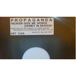 Propaganda Heaven Give Me Words Vinyl 12" USED