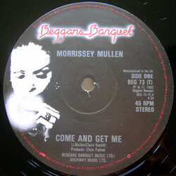Morrissey Mullen Come And Get Me USED VINYL 12INCH 45 RPM