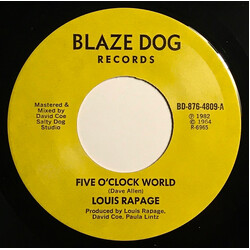 Louis Rapage Five O'Clock World USED VINYL 7INCH 45 RPM SINGLE