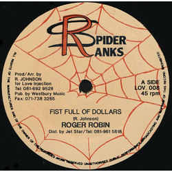 Roger Robin Fist Full Of Dollars Vinyl 12" USED