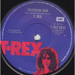 T. Rex Telegram Sam USED VINYL 7INCH 45 RPM SINGLE