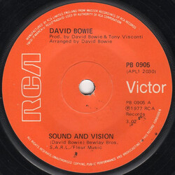 David Bowie Sound And Vision USED VINYL 7INCH 45 RPM SINGLE