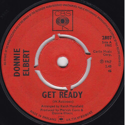 Donnie Elbert Get Ready USED VINYL 7INCH 45 RPM