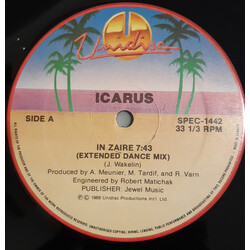Icarus (3) In Zaire / Stone Fox Chase USED VINYL 12INCH 33 S RPM