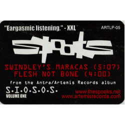 Spooks Swindley's Maracas USED VINYL 12INCH PROMO