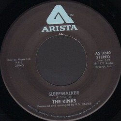 The Kinks Sleepwalker USED VINYL 7INCH 45 RPM SINGLE
