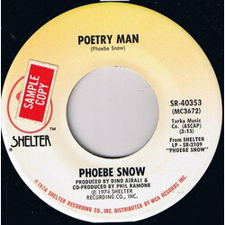Phoebe Snow Poetry Man USED VINYL 7INCH 45 RPM SINGLE