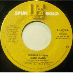 Pointer Sisters Slow Hand / Should I Do It USED VINYL 7INCH 45 RPM REISSUE