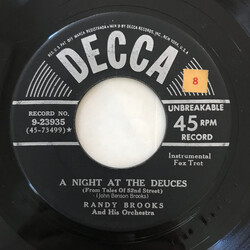 Randy Brooks And His Orchestra Harlem Nocturne / A Night At The Deuces USED VINYL 7INCH 45 RPM REISSUE