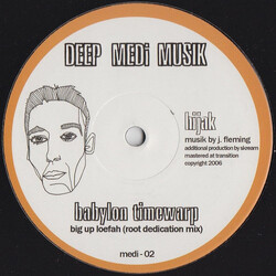 Hijak Babylon Timewarp (Root Dedication Mix) / Dally VINYL 12" USED
