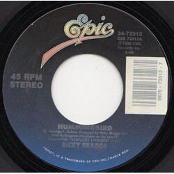 Ricky Skaggs Hummingbird / Kentucky Thunder USED VINYL 7INCH SINGLE STYRENE