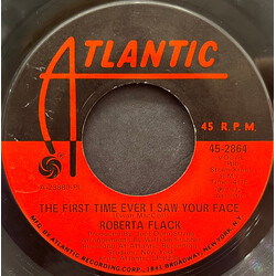 Roberta Flack The First Time Ever I Saw Your Face / Trade Winds USED VINYL 7INCH 45 RPM SINGLE MONO