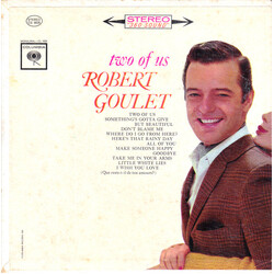 Robert Goulet Two Of Us USED VINYL 7INCH 33 S RPM JUKEBOX