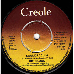 Hot Blood Soul Dracula USED VINYL 7INCH 45 RPM