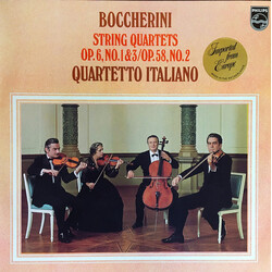 Luigi Boccherini / Quartetto Italiano String Quartets, Op.6, No.1 & 3 / Op.58, No.2 Vinyl LP USED