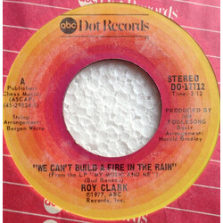 Roy Clark We Can't Build A Fire In The Rain USED VINYL 7INCH 45 RPM SINGLE