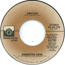 Samantha Sang Emotion USED VINYL 7INCH 45 RPM SINGLE STEREO