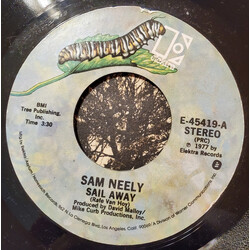Sam Neely Sail Away USED VINYL 7INCH 45 RPM SINGLE