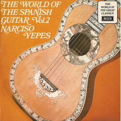 Narciso Yepes The World Of The Spanish Guitar Vol. 2 Vinyl LP USED
