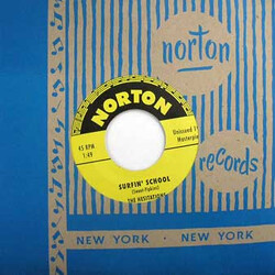 The Hesitations (2) / The Slough Boys Surfin' School / Surfin' On Cedar Lake USED VINYL 7INCH 45 RPM SINGLE