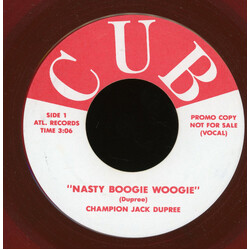 Champion Jack Dupree / The Five Satins Nasty Boogie Woogie / Can I Come Over Tonight USED VINYL 7INCH 45 RPM PROMO UNOFFICIAL RELEASE