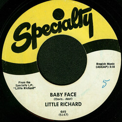 Little Richard Baby Face / I'll Never Let You Go USED VINYL 7INCH 45 RPM SINGLE REISSUE