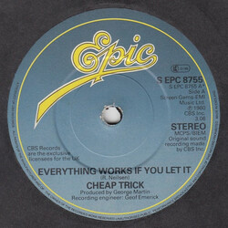 Cheap Trick Everything Works If You Let It USED VINYL 7INCH