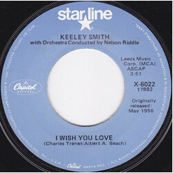 Keely Smith / Louis Prima & Keely Smith I Wish You Love / That Old Black Magic USED VINYL 7INCH SINGLE REISSUE