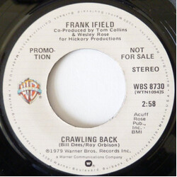 Frank Ifield Crawling Back USED VINYL 7INCH 45 RPM PROMO
