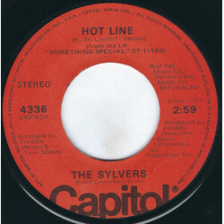 The Sylvers Hot Line USED VINYL 7INCH 45 RPM SINGLE