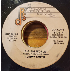 Tommy Smith (32) Big Big World USED VINYL 7INCH 45 RPM PROMO