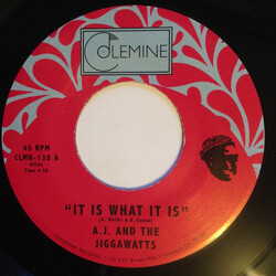 AJ & The Jiggawatts It Is What It Is USED VINYL 7INCH 45 RPM