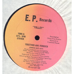 Yolley Together And Forever USED VINYL 12INCH 33 S RPM STEREO