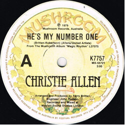 Christie Allen He's My Number One USED VINYL 7INCH SINGLE 45 RPM