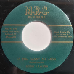 Bobby Lawson Baby Don't Be That Way USED VINYL 7INCH 45 RPM REISSUE