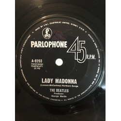 The Beatles Lady Madonna USED VINYL 7INCH SINGLE REISSUE MONO