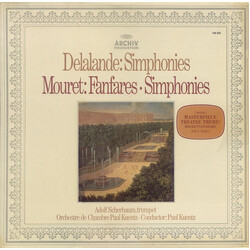 Michel Richard Delalande / Jean-Joseph Mouret / Adolf Scherbaum / Orchestre De Chambre Paul Kuentz / Paul Kuentz Simphonies • Fanfares • Simphonies Vi