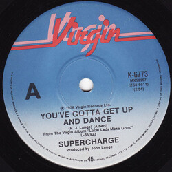 Supercharge (2) You've Gotta Get Up And Dance USED VINYL 7INCH 45 RPM